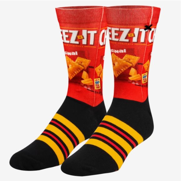 Cheez It Odd Sox Socks - Picture 1 of 6